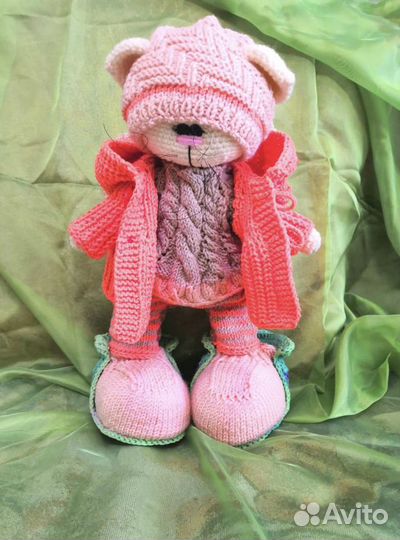 Кукла тильда вязаная ручной работы