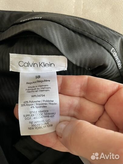 Calvin Klein брюки классические новые