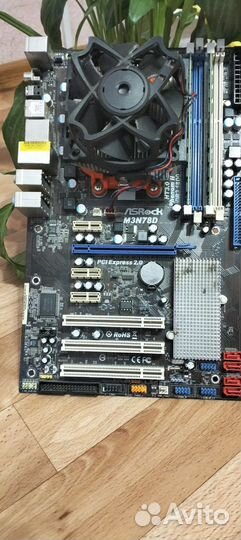 Комплект мать+проц+память+куллер