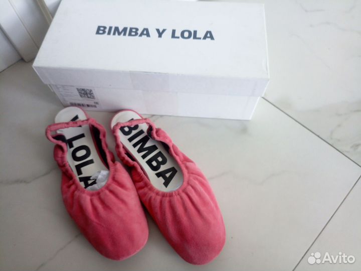 Bimba y Lola Балетки натуральная кожа 37 новые
