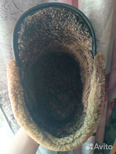 Мужская кожаная кепка