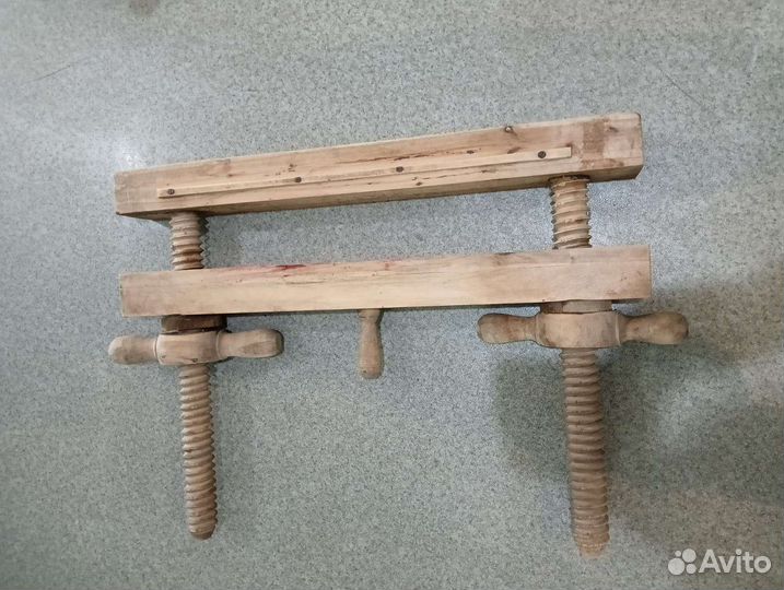 Струбцины столярные старинные