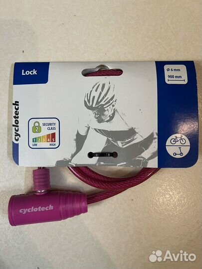 Замок велосипедный с ключами Cyclotech CLK-2