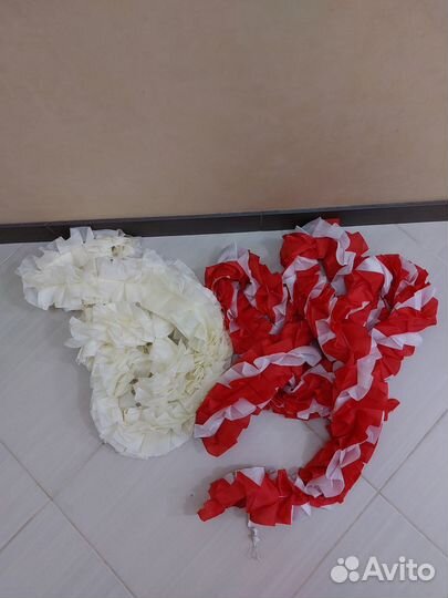 Свадебные украшения на машину бу