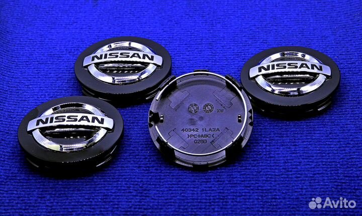 Комплект колпачков для литого диска Nissan 85 мм