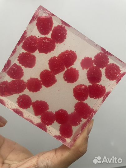 Мыло ручной работы малиновая мечта