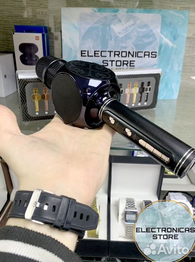 Микрофон с Динамиком ис-63 Портативный Глянц