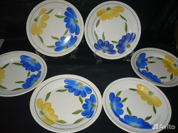 Тарелки винтажные-Зик-Конаково