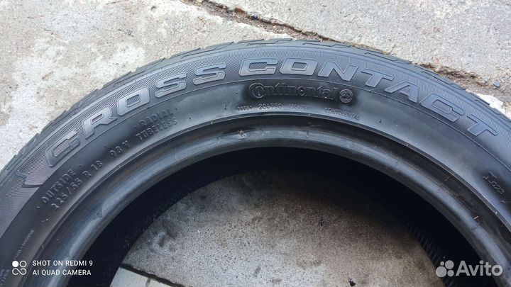 Continental ContiCrossContact UHP 225/55 R18 98V