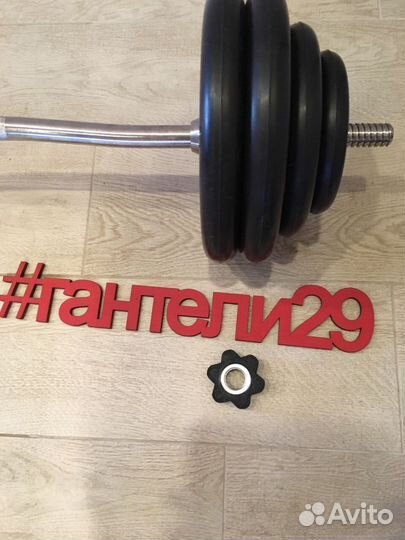 Штанга с изогнутым грифом 60,5кг