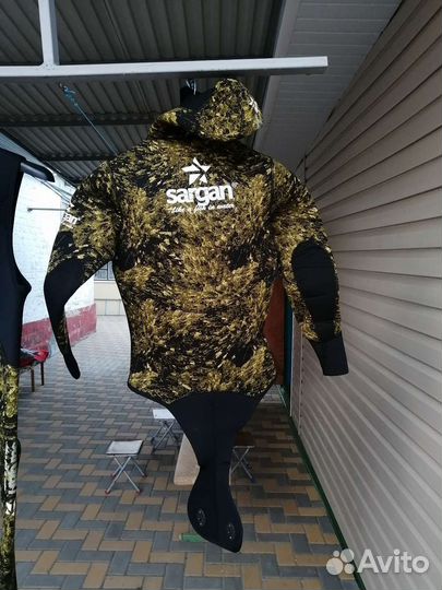 Гидрокостюм для подводной охоты 9мм, размер м