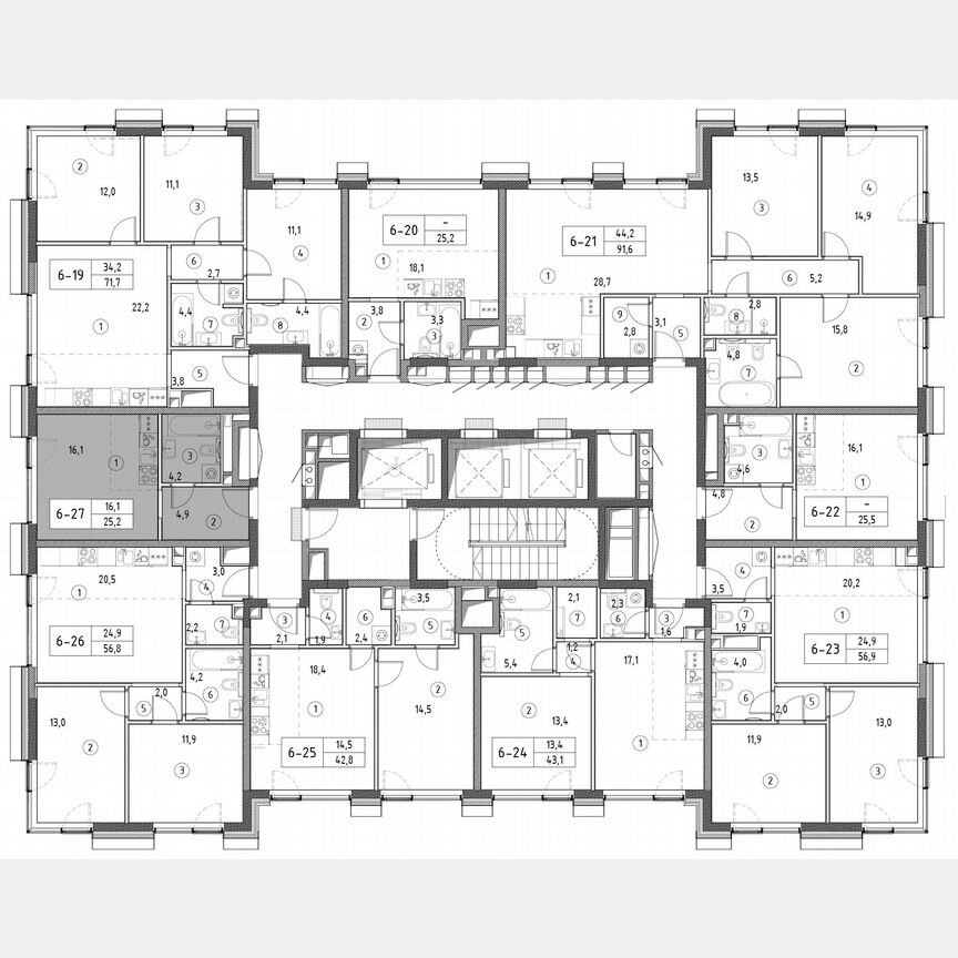 Квартира-студия, 25 м², 4/30 эт.