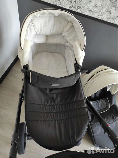 Коляска 2 в 1 indigo duran эко кожа