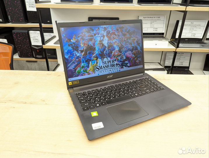 Acer для игр/Core i7-10510+Nvidia MX230/8gb/SSD