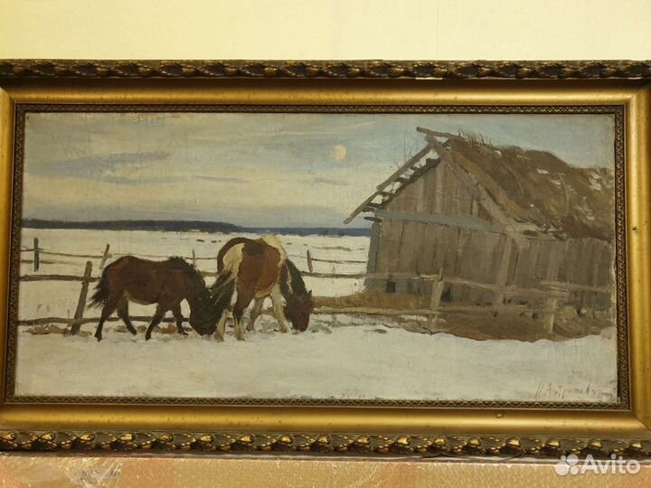 Старинная картина, Н.Антропов, нач 20В