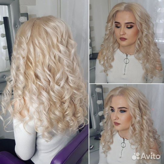 Прически, макияж, локоны, косы, брови