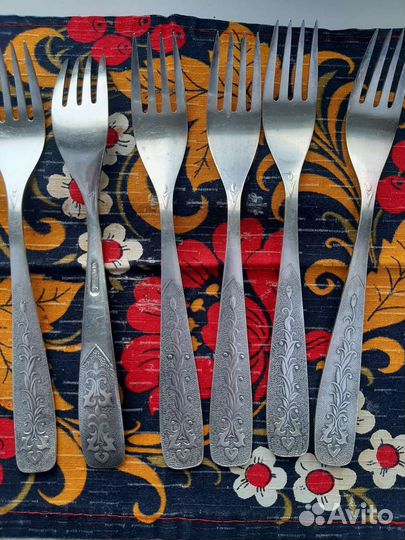 Столовые приборы мельхиор СССР