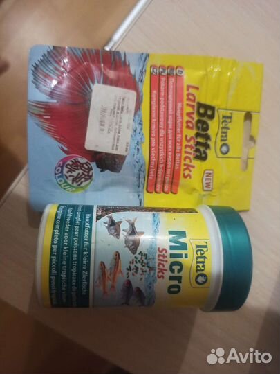 Корм для петушков и других лабиринтовых рыб