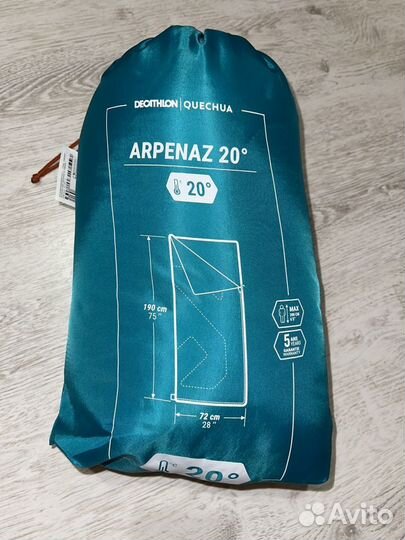 Спальный мешок Arpenaz decathlon новый 20'С