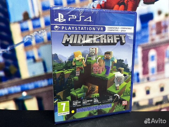 Игры Minecraft PS4 диск