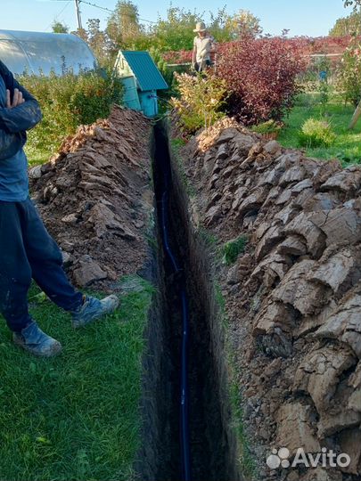 Копка транше ручной