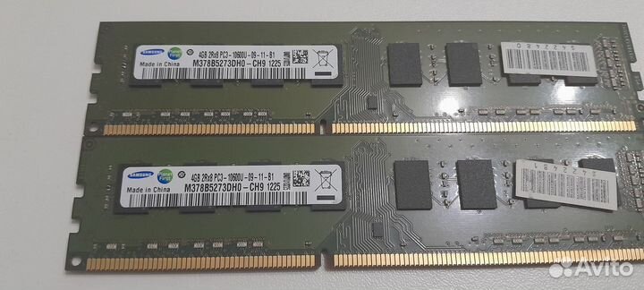 Оперативная память ddr3 8 gb samsung