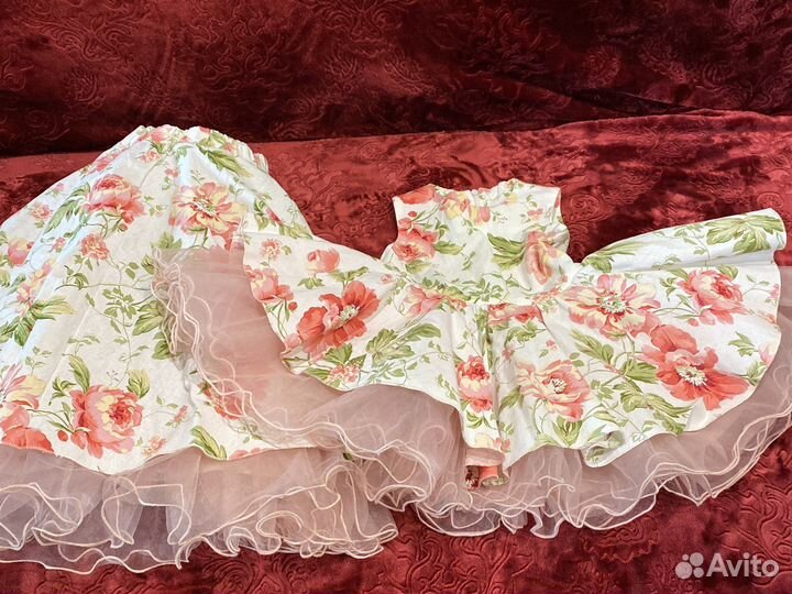 Платье для девочки и юбка для мамы