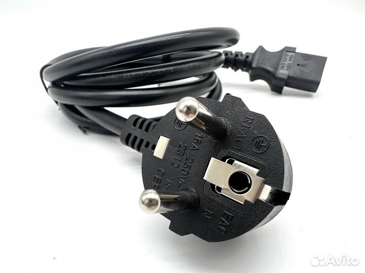 Кабель питания C13, S22, 3х1,5, 16А, 1,3м ГОСТ