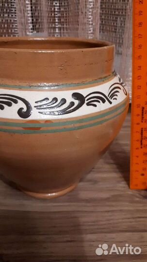 Крынка керамическая большая, СССР