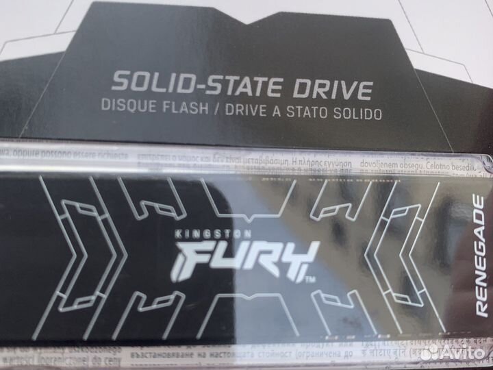 Ssd диск m2 1tb kingston Gen 4x4 NVMe