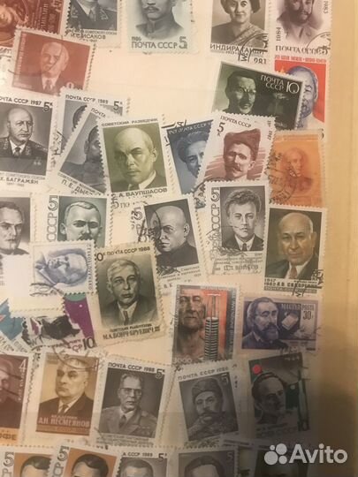 Альбом с марками СССР 140 штук