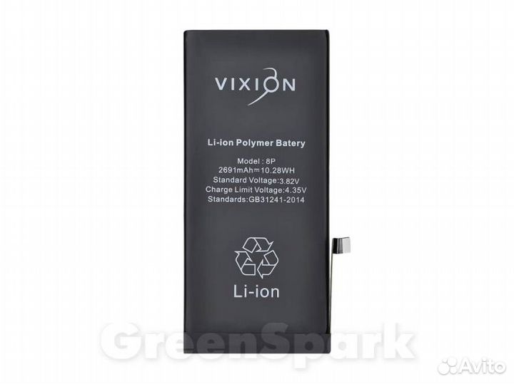 Аккумулятор для iPhone 8 Plus Vixion 2691 mAh с м