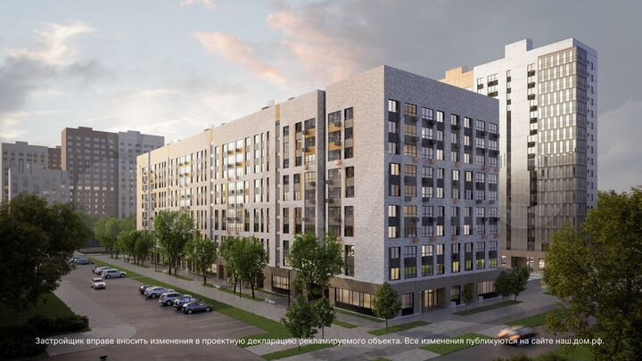 3-к. квартира, 59,3 м², 16/17 эт.