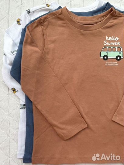 Лонгсливы/ футболки с длинным рукавом 2шт