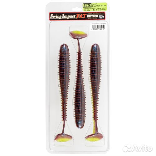 Силиконовая приманка Keitech Swing Impact Fat 7.8