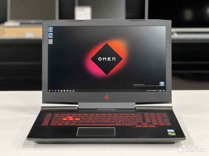 Игровой HP Omen 17.3“ Core i7 GTX1050 4G 16G озу