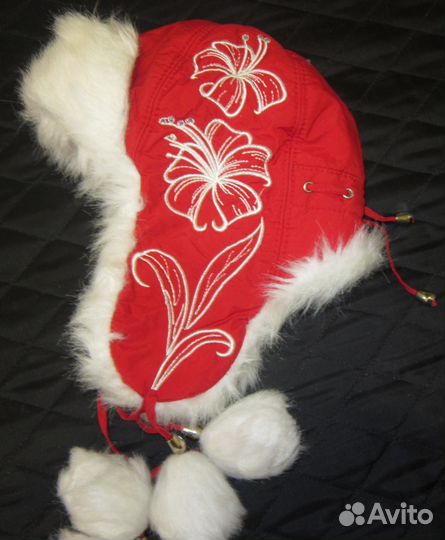 Шапка зимняя на 5-7 лет подклад х/б
