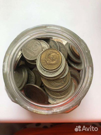 Монеты и купюры СССР одна юбилейная