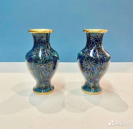 Парные вазочки Китай, Пекин 1950-ее