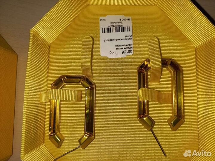 Серьги-кристаллы фирмы Swarovski