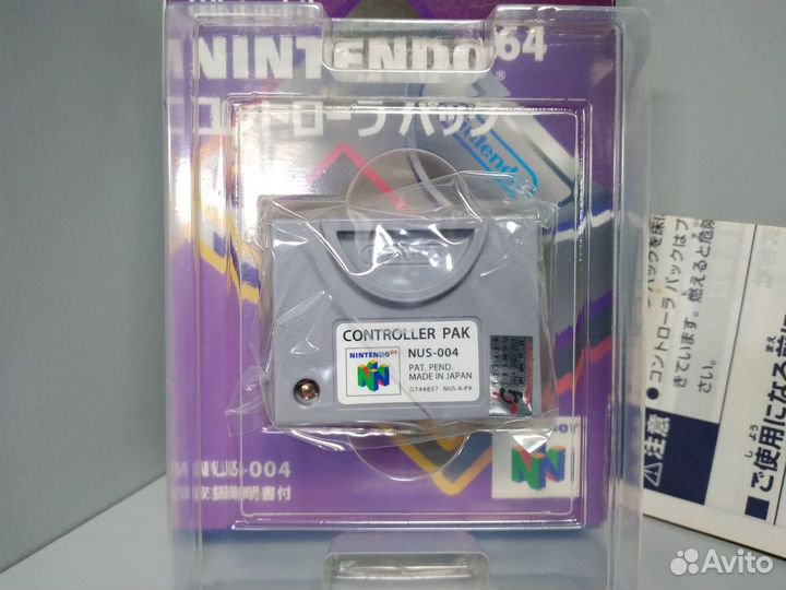 Controller Pak Nintendo 64(в коробке)