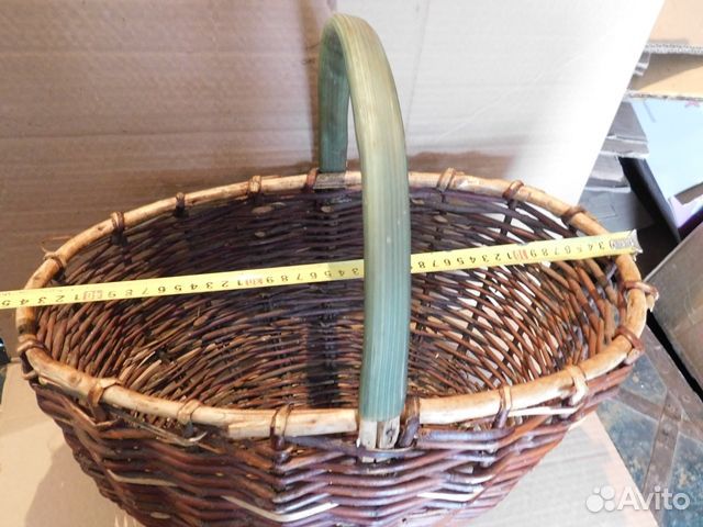 Старинная, плетеная корзина СССР,в пользование