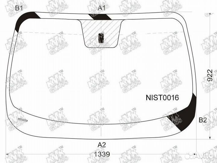 Стекло лобовое nissan juke 10