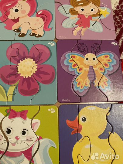 Пазлы детские крупные