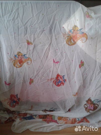 Детские шторы-тюль winx. Турция. Фирма тас