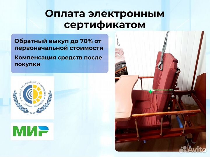 Медицинская кровать для лежачих больных