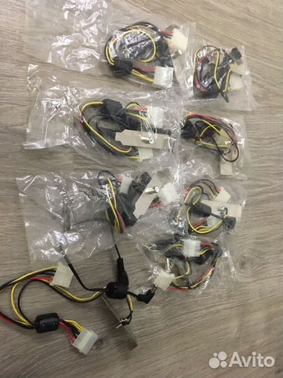 Планка портов в корпус Molex-RCA DC 12V