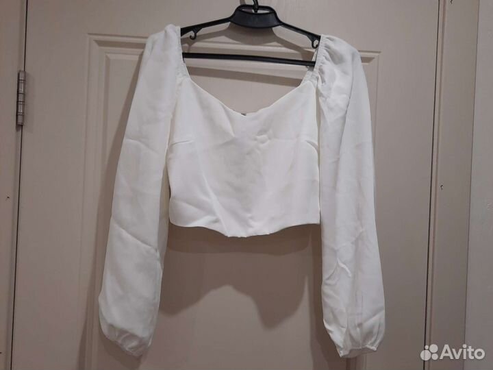 Блуза топ белый
