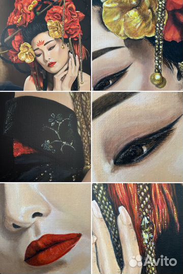 Картина акрилом, холст на подрамнике 80х60