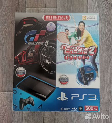 Sony PlayStation 3 Super\Slim+множество игр